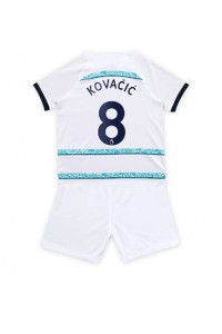 Chelsea Mateo Kovacic #8 Babytruitje Uit tenue Kind 2022-23 Korte Mouw (+ Korte broeken)